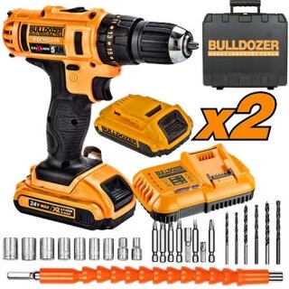 Bulldozer X-TITAN 24 V 5 Ah + Set Vidalama kullananlar yorumlar